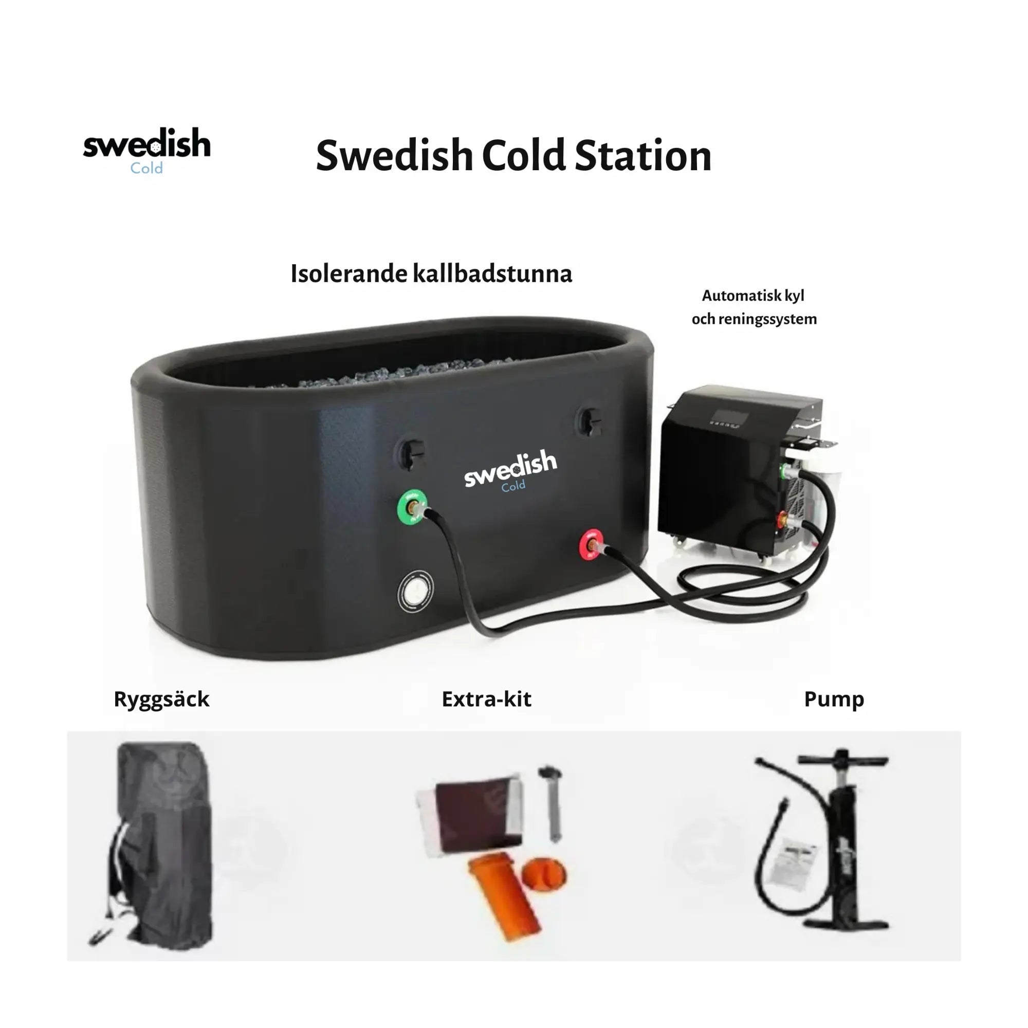 Isbad tunna med Kylsystem - Swedish Cold Station